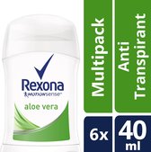 Rexona Women Fresh Aloe Vera - 6 x 40 ml - Deodorant Stick