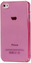 Crystal CaseBack Cover iPhone 4 zacht roze