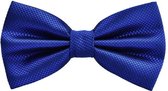 Fako Fashion® - Vlinderstrik - Vlinderdas - Raster - 12cm - Royal Blauw