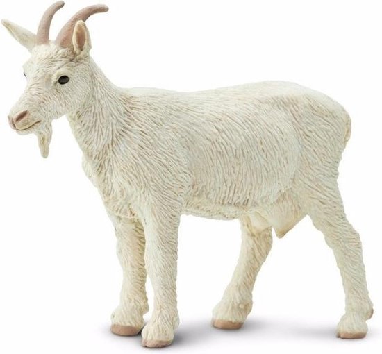Klas Slecht Laboratorium Plastic speelgoed figuur witte geit 8 cm - Dieren speelgoed geiten | bol.com