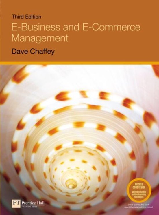 E-Business and E-Commerce Management - cover