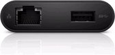 DELL YRPDK tussenstuk voor kabels USB Type-C HDMI/VGA/Ethernet/USB 3.0 Zwart