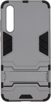 Shop4 - Huawei P20 Pro Hoesje - Zachte Back Case Armor Grijs