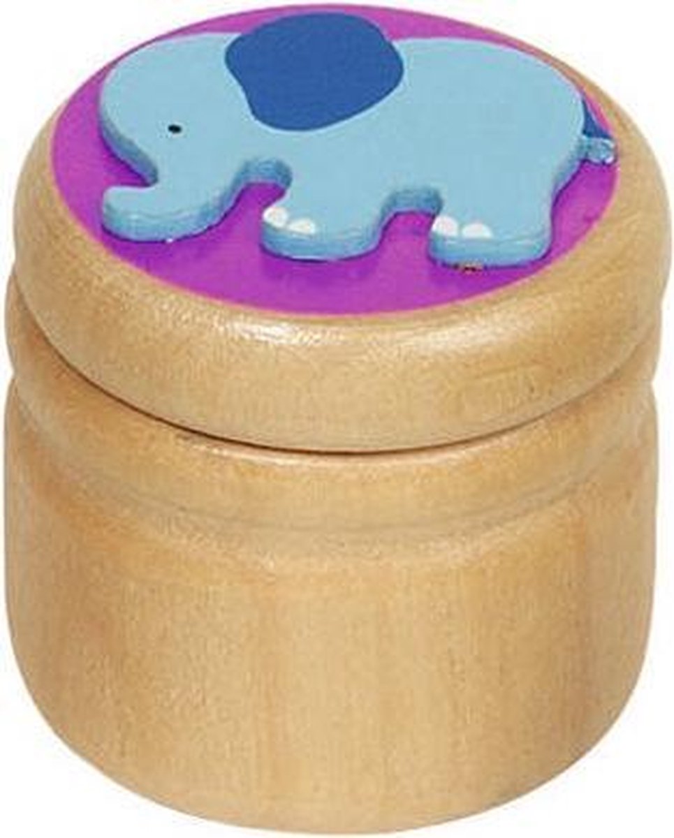 Goedkoopste Goki Houten Melktanddoosje Olifant