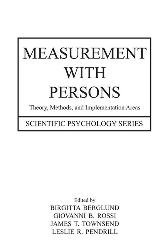 Measurements with Persons - cover