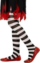 WIDMANN - Zwart-wit gestreepte panty voor kinderen - 92/104 (1-3 jaar) - Accessoires > Panty's en kousen