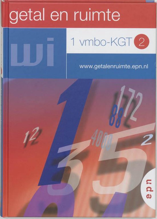 getal-en-ruimte-1-vmbo-kgt-2-leerboek-9789011077454-l-a-reichard