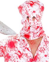 Bloederige horror kap - Verkleedmasker - Wit