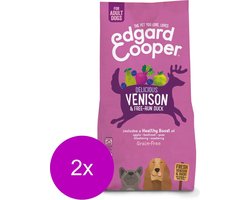 Edgard & Cooper Delicious Venison Adult Hert&Eend&Appel - Hondenvoer - 2 x 12 kg Graanvrij
