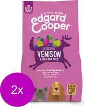 Edgard & Cooper Verse Hert & Scharreleend Brok - Voor volwassen honden - Hondenvoer - 2 x 2.5kg