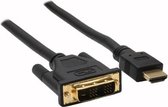 InLine 17663P video kabel adapter 3 m HDMI DVI-D Zwart