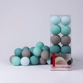 Cotton Ball Lights - Lichtslinger - 35 Cotton Balls - Mint