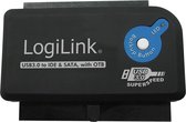 LogiLink kabeladapters/verloopstukjes USB 3.0 to IDE & SATA Adapter with OTB