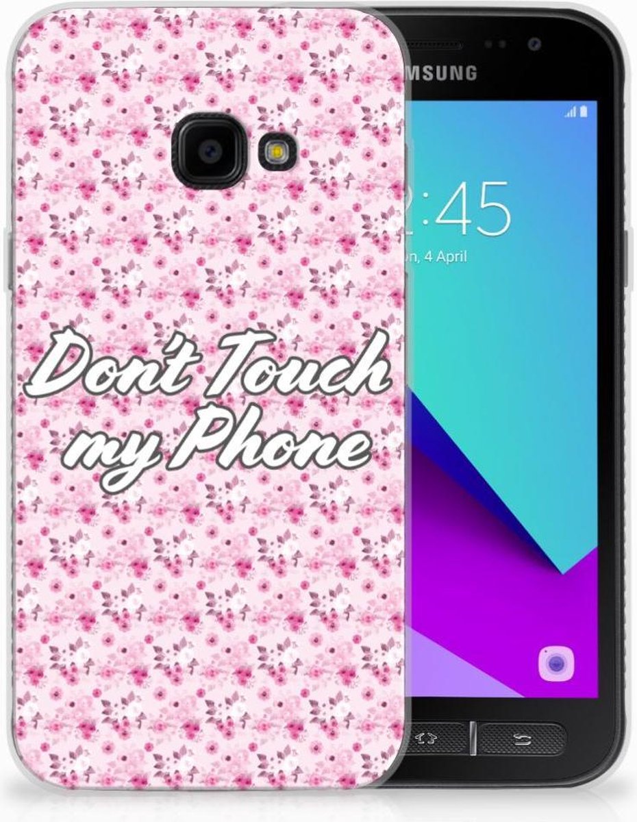 Samsung Galaxy Xcover 4 | Xcover 4s Silicone-hoesje Flowers Pink DTMP