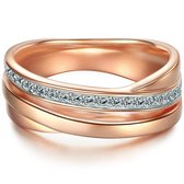 Tresor Bandring - Sterling zilver - Roségoud - 50