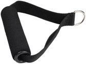 DW4Trading® Nylon strap handle met D-ring zwart