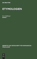 Beihefte Zur Zeitschrift F�r Romanische Philologie- Etymologien. Band 1
