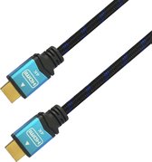 HDMI-Kabel Aisens 1 m Zwart/Blauw 4K Ultra HD