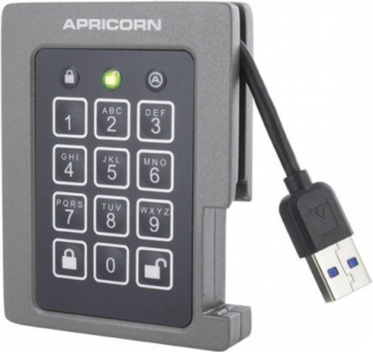bol.com | Apricorn Padlock - FIPS validated, 1TB SSD USB 3.0