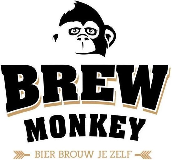 Brew Monkey Bottelset met 15 flessen, kroonkurkapparaat en 30 kroonkurken - Zelf bier bottelen - Bierflesjes - Flessenset - Bierbrouwpakket Tool - Cadeau voor man - Kerstcadeau - Brew Monkey