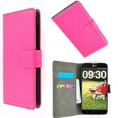 LG G2 Wallet Bookcase hoesje Roze