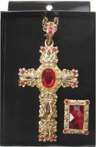 St. Nicolaas kruis en ring luxe in doosje