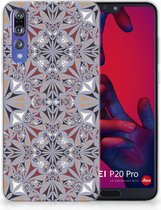 Huawei P20 Pro TPU Hoesje Design Flower Tiles