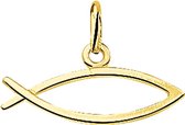The Jewelry Collection Hanger Ichtus - Goud