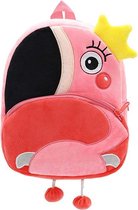 Leuke en comfortabele flamingo rugzak voor kinderen van 2-4