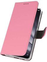 Booktype Telefoonhoesjes - Bookcase Hoesje - Wallet Case - Geschikt voor XiaoMi Mi 8 Lite - Roze
