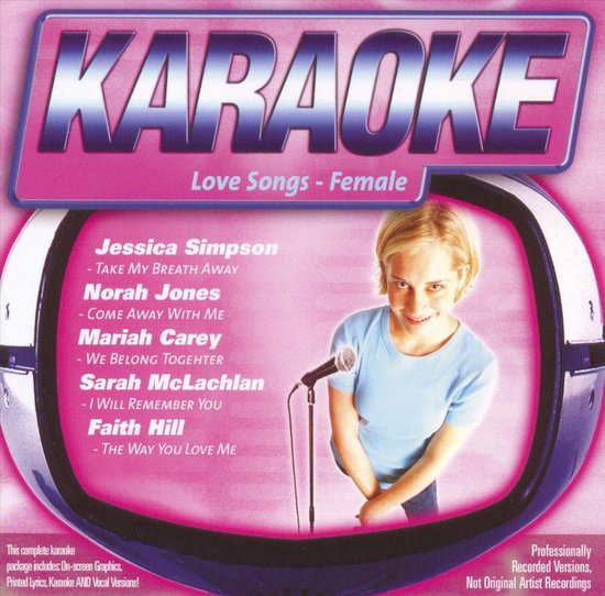 Karaoke Love Songs Female, Karaoke CD (album) Muziek