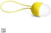 Lexon clover oplaadbare zaklamp geel