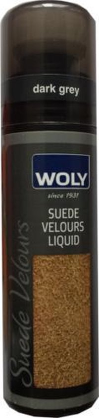 Woly suède velours nubuck liquid Donker Grijs 027 (Schoenonderhoud - Kleurhersteller)