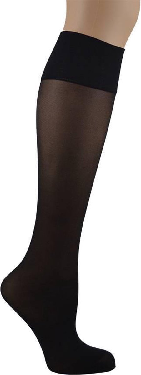 Steungevende 40 denier lycra kniekous – Wineblush – 39-42