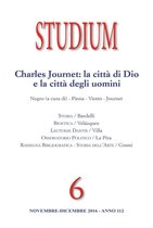 Studium 1126 - Studium - Charles Journet: la città di Dio e la città degli uomini