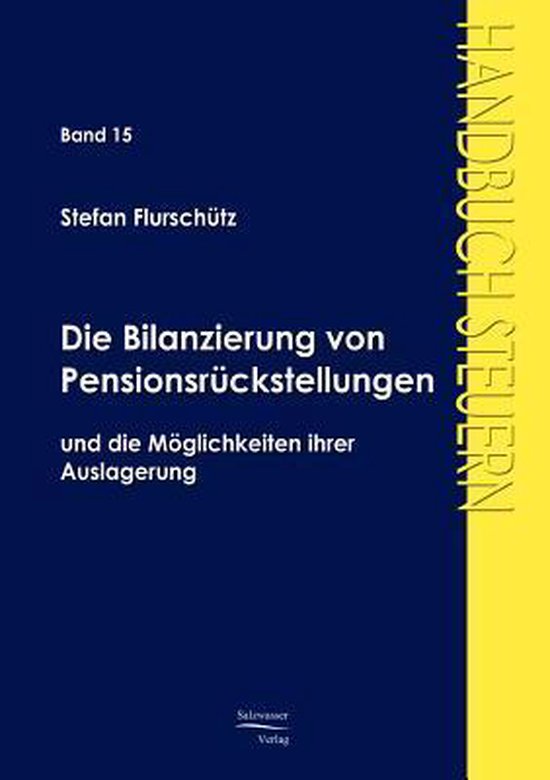 Die Bilanzierung von Pensionsrückstellungen - cover