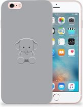 Siliconen hoesje Geschikt voor iPhone 6 | 6S Baby Olifant