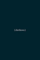 Poetic Form (Clerihews ) Notebook
