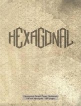 Hexagonal Graph Paper Notebook 1/4 inch hexagons - 160 pages