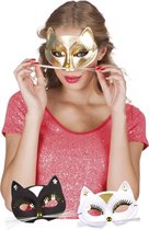 72 stuks: Masker Cat in 3 kleuren - assorti