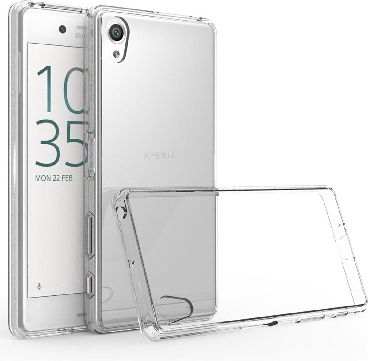 Ultra dunne silicone hoesje Geschikt voor: transparant Sony Xperia XA