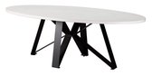 Table du Sud - Beton ovale tafel Clemence - 240x120