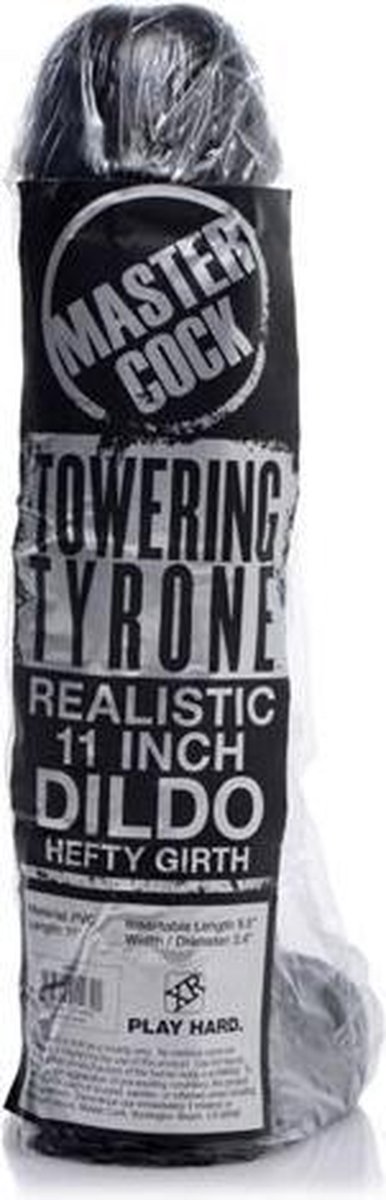 Towering Tyrone XL Dildo - Zwart
