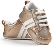 Baby Sneakers Gold | Stoere Baby Schoenen Goud 0-6 Maanden