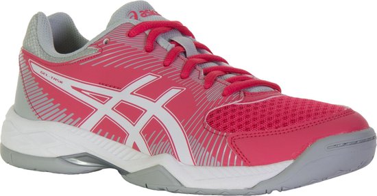 Asics Gel-Task Indoorschoenen Dames Sportschoenen - Maat 40.5 - Vrouwen -  roze/grijs/wit | bol