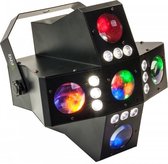 Ibiza Light - DMX 2-IN-1 RGBA LED lichte effect met 20 GOBO’S & STROBO