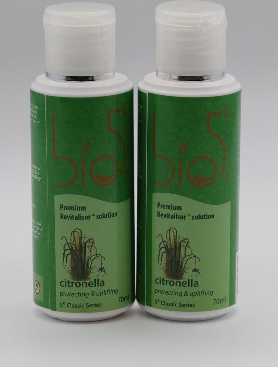 Goedkoopste Revitalisor Olie Duopack Bio5e Citronella 70 ml
