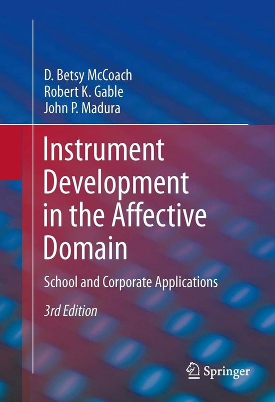 Instrument Development in the Affective Domain - cover