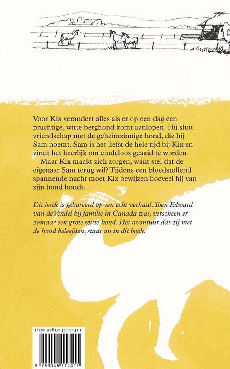 Toen kwam Sam - back cover