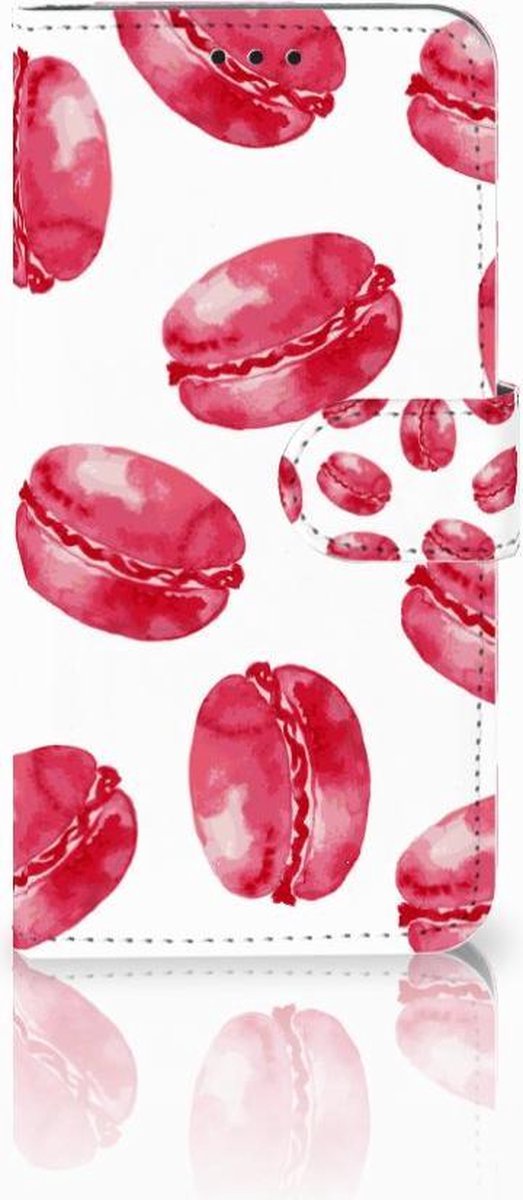 Huawei P30 Lite (2020) Book Cover Pink Macarons